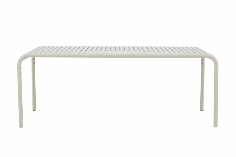 Borneo havebord 200x100cm aluminium beige