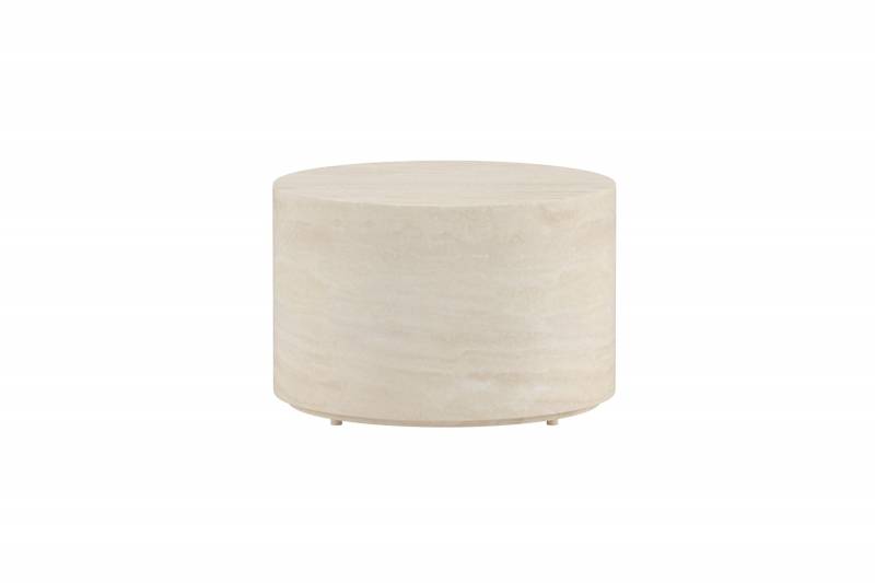 Lissabon udend&oslash;rs sidebord &Oslash;60cm beige