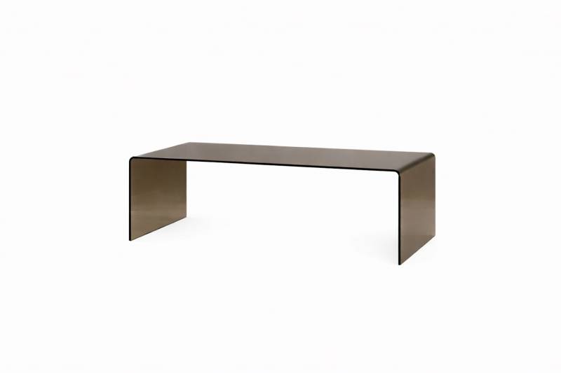 Telemark sofabord 120x60cm glas brun