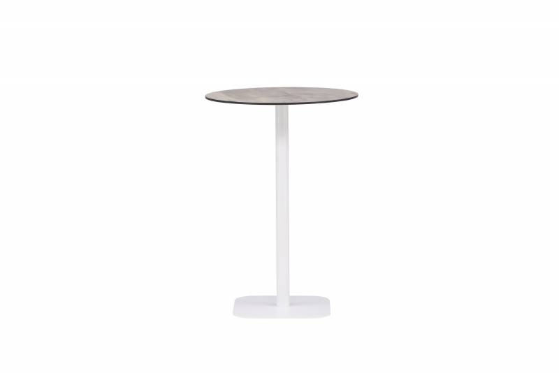 Milano rundt barbord &Oslash;70cm hvid
