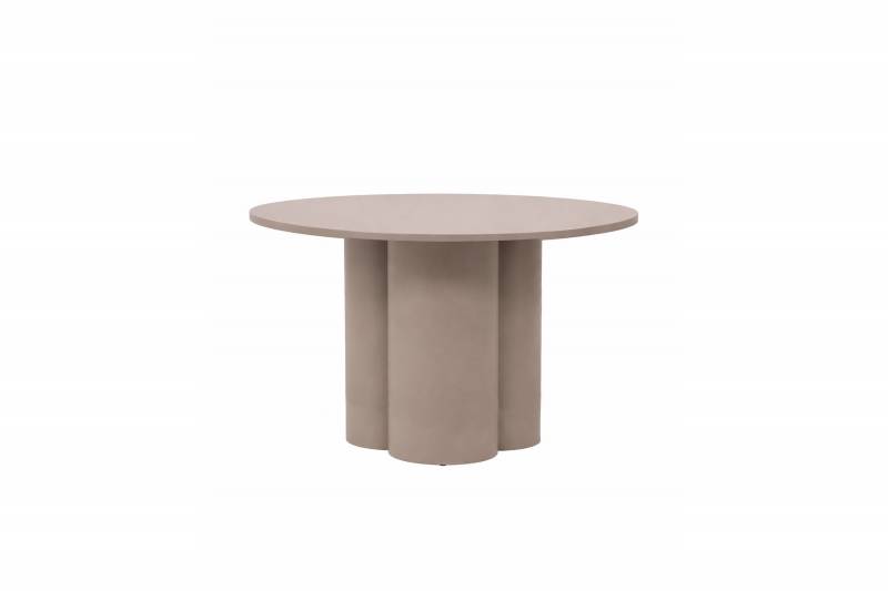 Olivia sofabord &Oslash;80cm MDF lys brun