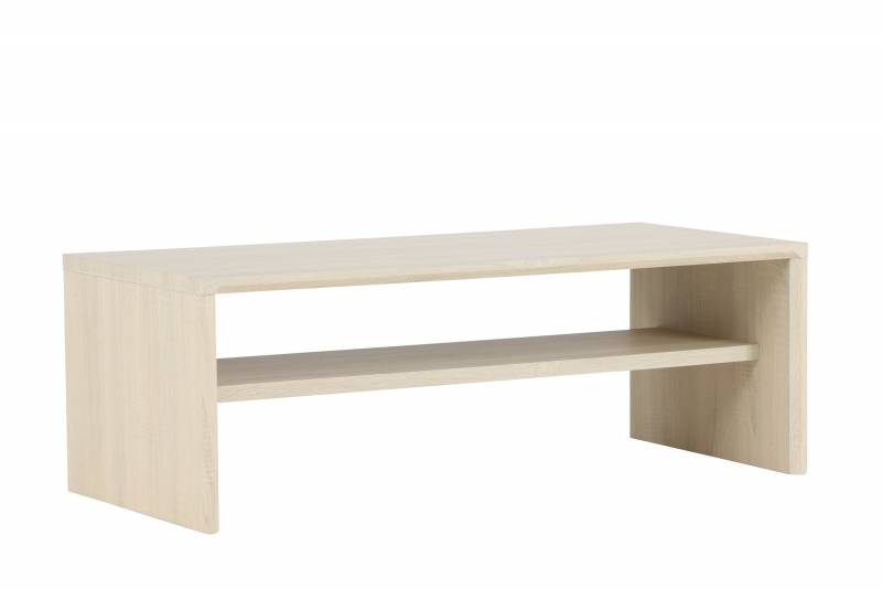 Telemarket sofabord 110x50 cm i hvidpigmenteret MDF papirlaminat