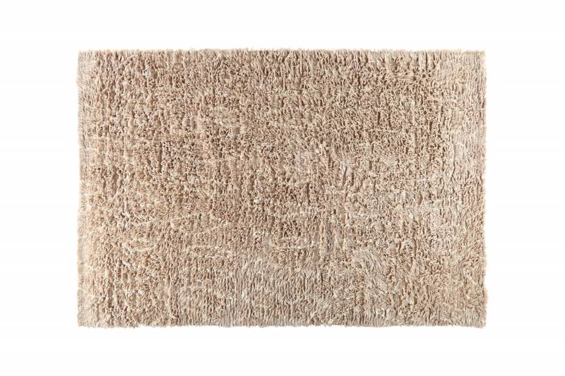 Leiko h&aring;ndv&aelig;vet uldt&aelig;ppe 200x300cm beige