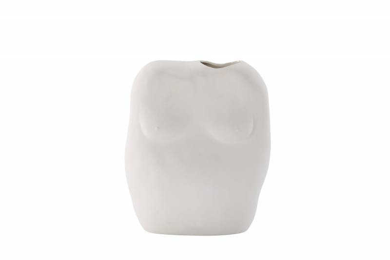 Romie vase 28x24x14cm stent&oslash;j hvid
