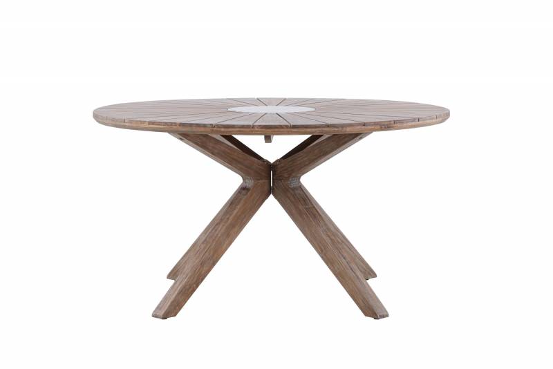 Rosario havebord rundt &Oslash;140cm akacia