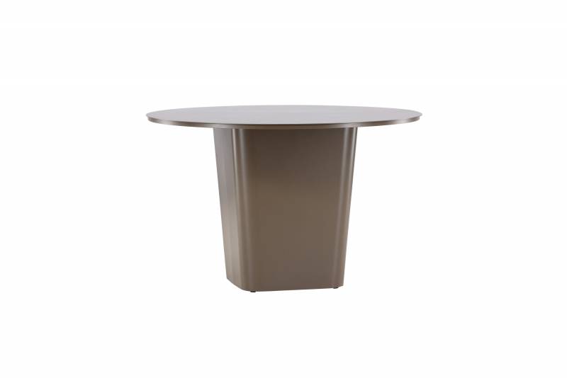 Santa Fe rundt spisebord &Oslash;120cm aluminium brun
