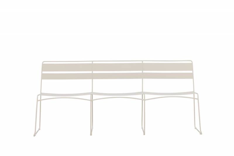 Lina udend&oslash;rs 3-personers sofa i st&aring;l beige