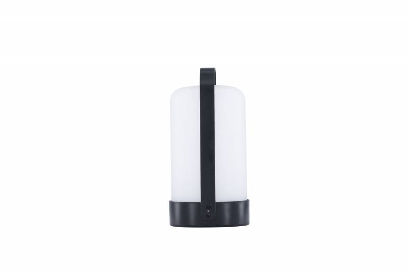 Fern bordlampe &Oslash;12&times;22 cm &ndash; Sort/hvid
