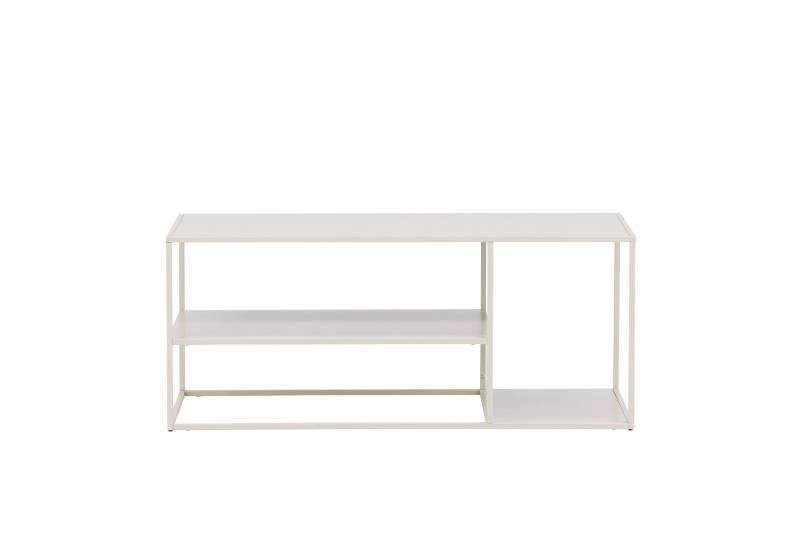 Staal sofabord 120x50cm beige