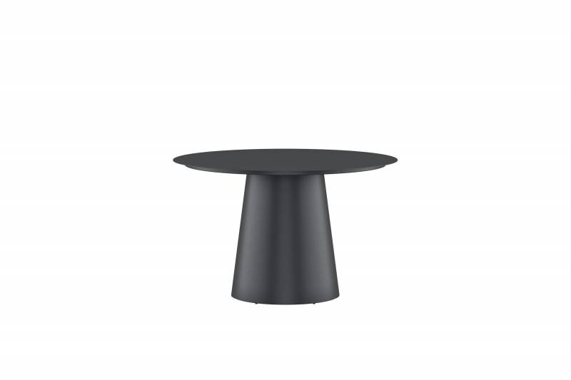 Lanzo havebord rundt &Oslash;120cm i sort aluminium