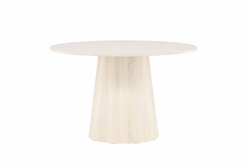 Lanzo rundt spisebord &Oslash;120cm MDF hvid