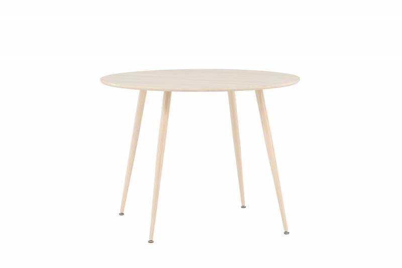 Plaza spisebord &Oslash;100cm MDF natur