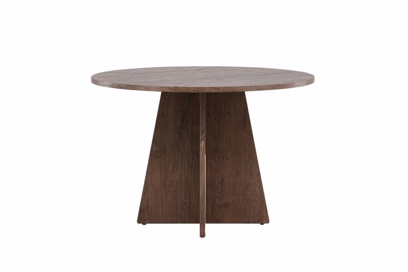 Bootcut rundt spisebord &Oslash;110 cm mocca
