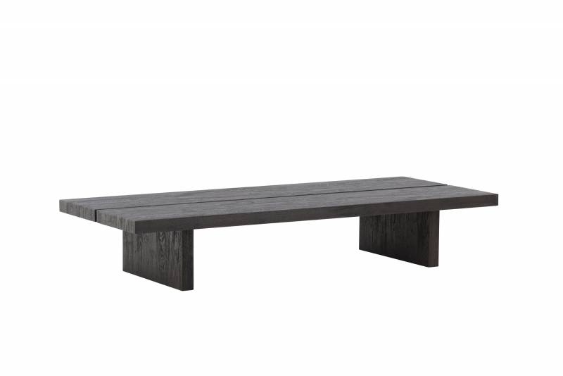 Lancaster sofabord 140x60 cm MDF 3D-papir mokka