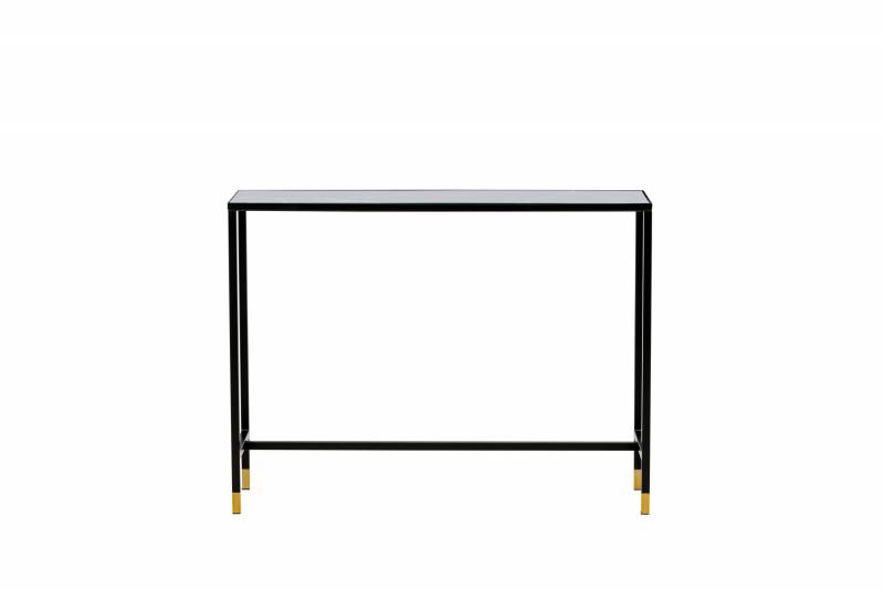Dipp sidebord 100x30cm med gladbordplade sort