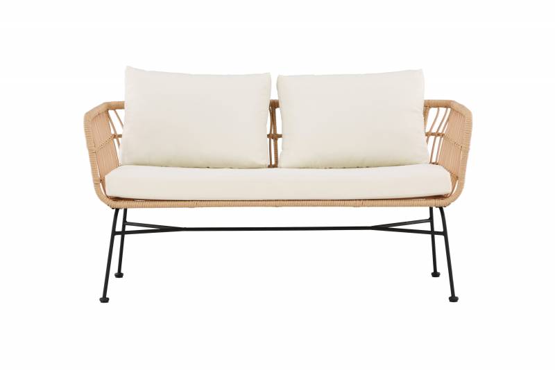 Isola udend&oslash;rs 3-personers loungesofa natur