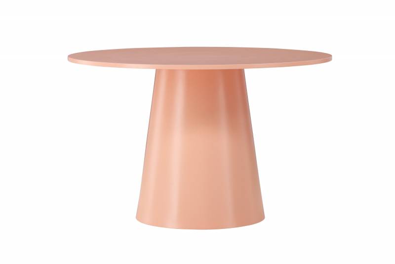 Lanzo rundt spisebord &Oslash;120cm MDF fersken
