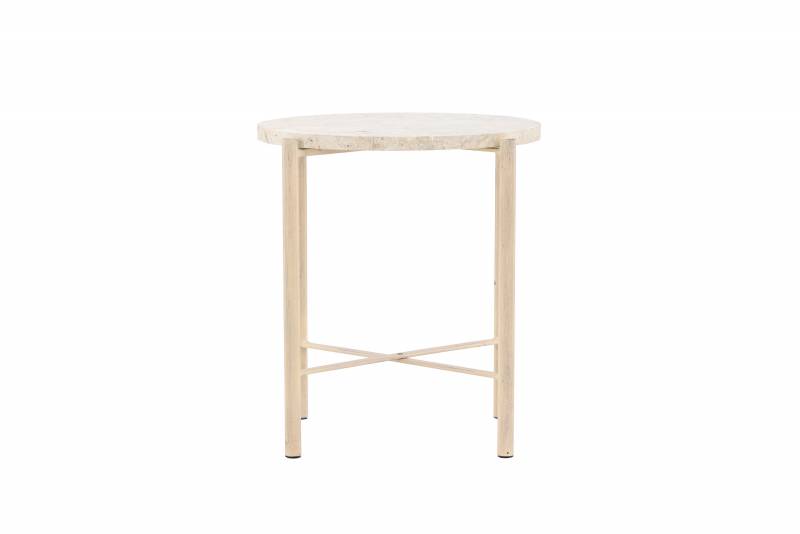 Sandhamn sofabord &Oslash;40cm beige