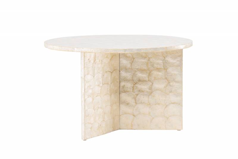 Sm&ouml;gen sofabord &Oslash;70cm capiz beige