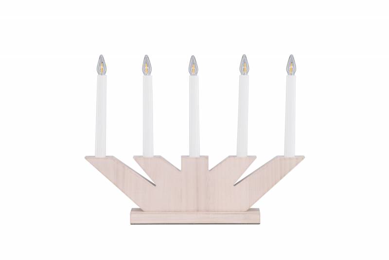 Verbier bordlampe 41x31cm fyrretr&aelig; hvid