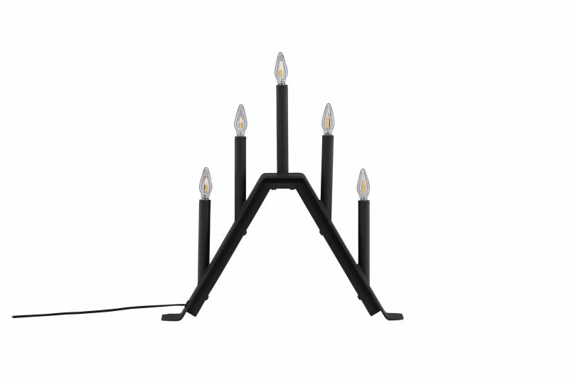 &Aring;re bordlampe 32x36cm st&aring;l sort