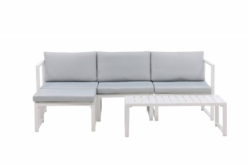 Salvador havem&oslash;bels&aelig;t med sofa og bord hvid