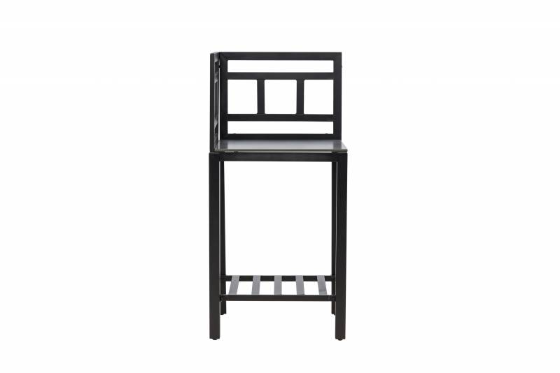 Alicante outdoor hj&oslash;rne k&oslash;kkenbord 60x60cm sort