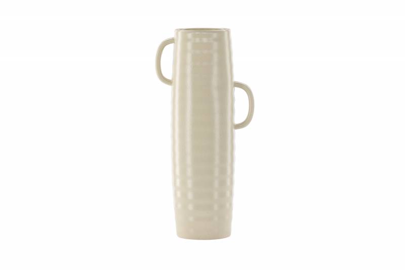 Cent vase &Oslash;13cm stent&oslash;j beige