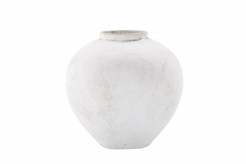 Globe vase &Oslash;28cm keramik beige