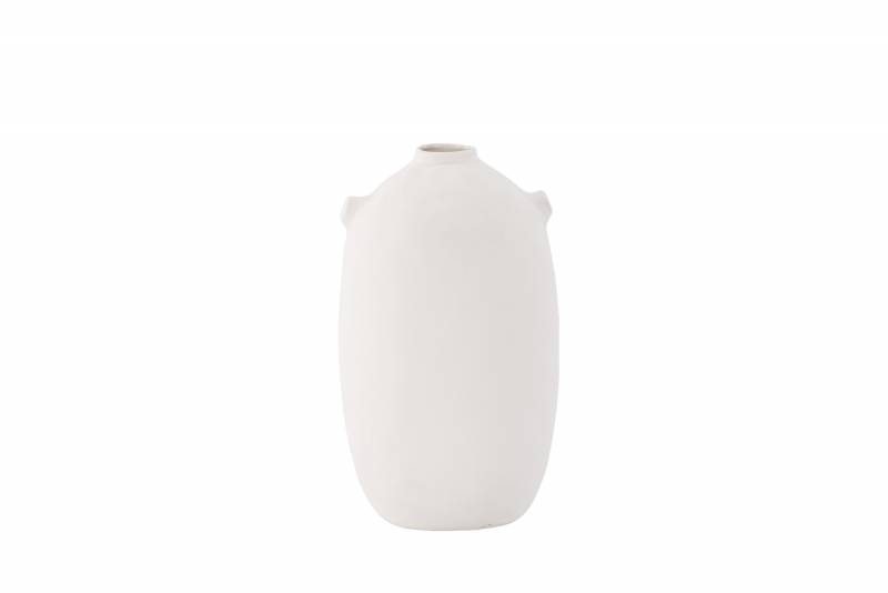 Madi vase &Oslash;17cm stent&oslash;j hvid