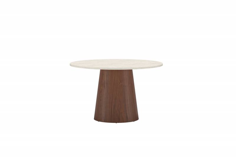 Lanzo rundt spisebord &Oslash;120cm MDF brun