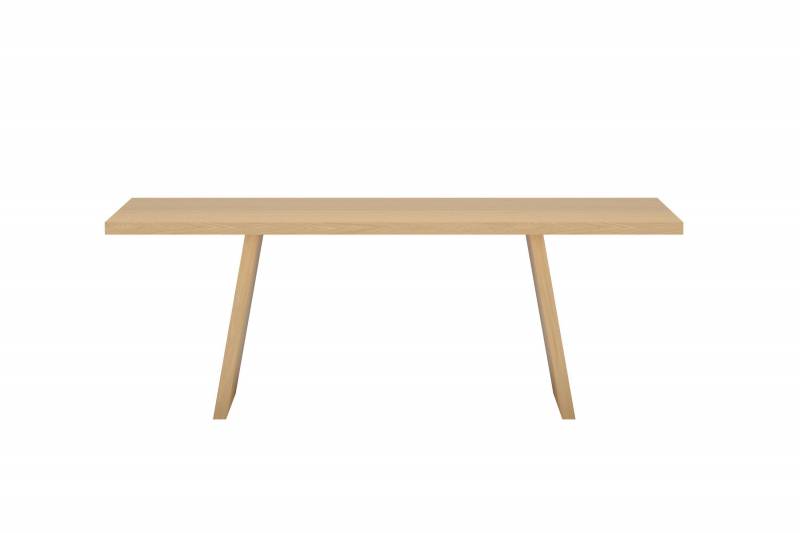 Logga spisebord 210x100cm MDF natur
