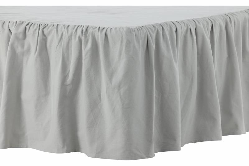 Pixy sengekappe 200x180x60cm 100% bomuld lys gr&aring;