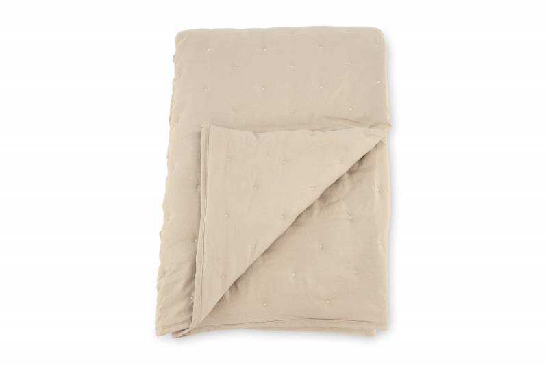 Sally senget&aelig;ppe i microfiber 180x260cm beige