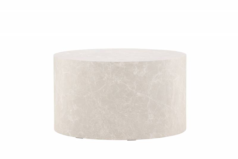 York sofabord rundt &Oslash;80cm beige