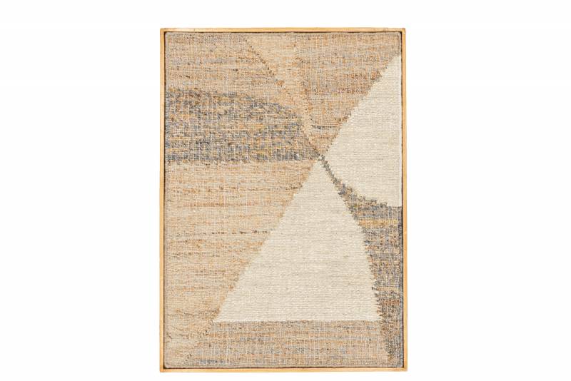 Patricia v&aelig;gt&aelig;ppe i Jute og bomuld 70x100cm beige