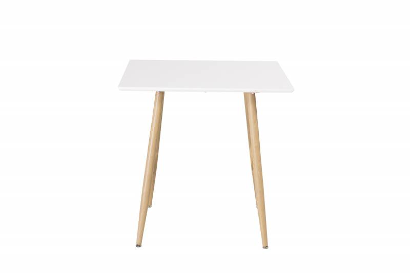 Polar spisebord 80x80cm MDF hvid