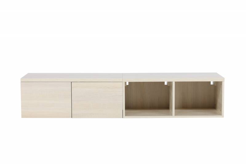 Nomi TV-b&aelig;nk 180x35cm hvidpudset
