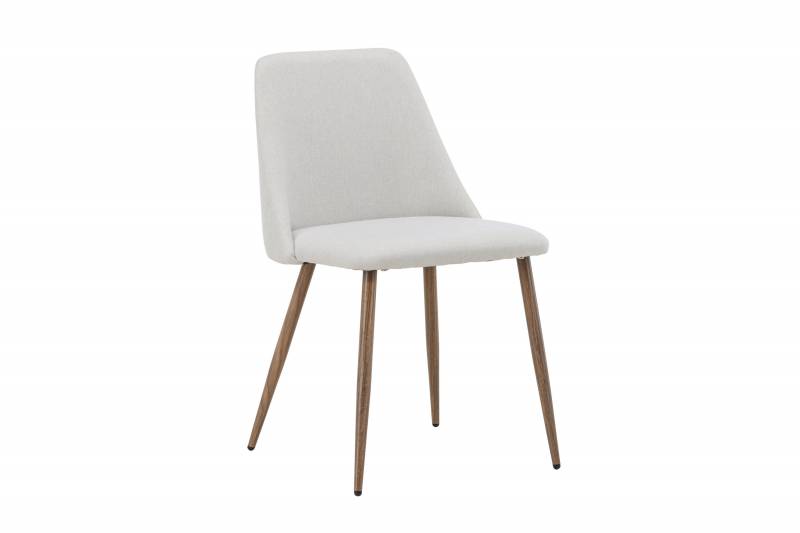 Night spisebordsstol beige med st&aring;leben