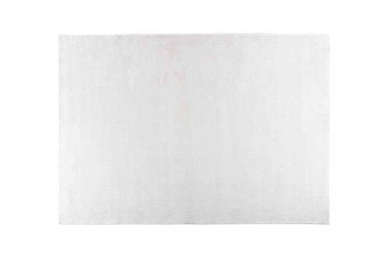 Nixie t&aelig;ppe med bl&oslash;d kort luv 290x200 cm hvid