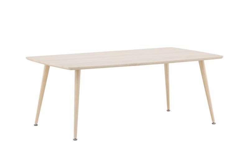 Plaza sofabord 120x70cm MDF hvidpudset