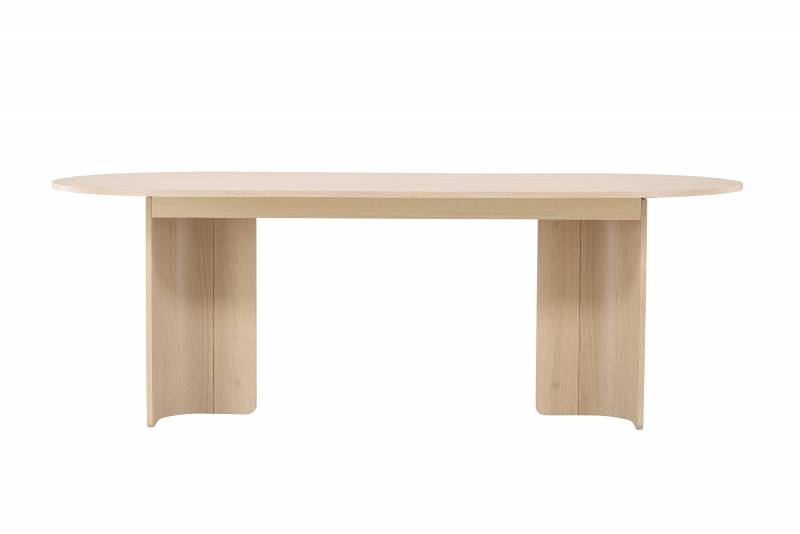 Tyres&ouml; spisebord 220x100cm MDF og krydsfiner natur