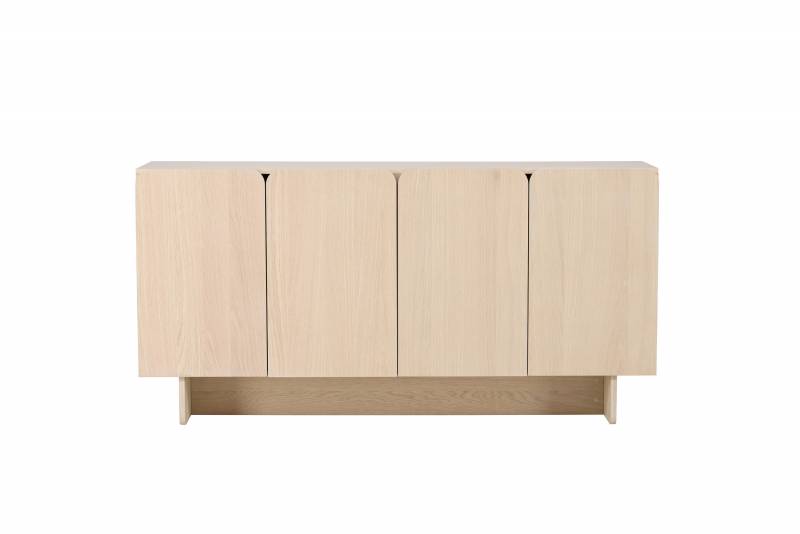 Tyres&ouml; skab 160x80x42cm i hvidvasket MDF