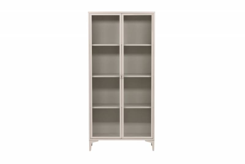Piring vitrinskab 190x90x40cm beige